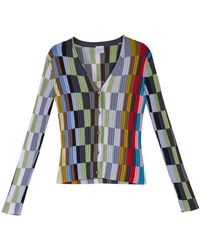 Paul Smith - Cardigan Righe Mix - Lyst