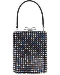 Self-Portrait - Multi Crystal Chainmail Mini Handbag - Lyst