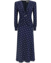Alessandra Rich - Polka Dot Dress - Lyst