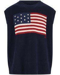 Polo Ralph Lauren - Vest With Flag - Lyst
