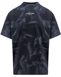 44 Label Group - Cotton T-shirt With 44 Smoke Print - Lyst