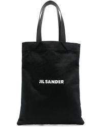 Jil Sander - Book Tote Canvas Shopping Bag - Lyst
