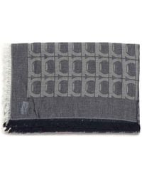 Ferragamo - Gancini Monogram Jacquard Stole - Lyst
