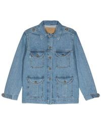 Blazé Milano - 'Nariida Maya Sahariana' Denim Jacket - Lyst