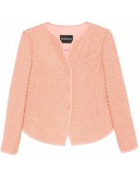 Emporio Armani - Wool Blend Jacket - Lyst
