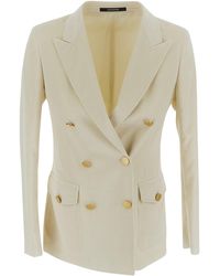 Tagliatore - Jacket With Long Sleeves - Lyst