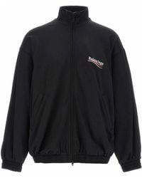 Balenciaga - Logo Embroidery Sweatshirt - Lyst