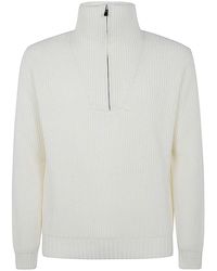 FILIPPO DE LAURENTIIS - Long Sleeves Half Zip - Lyst