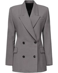 Alaïa - Tailored Double-Breasted Jacket - Lyst