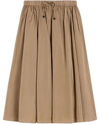 Max Mara - Lonza Drawstring Skirt - Lyst