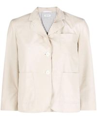 Thom Browne - Rounded-Collar Single-Breasted Blazer - Lyst