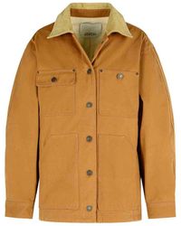 Isabel Marant - Ninon' Cotton Cognac Jacket - Lyst