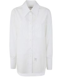 Thom Browne - Easy Fit Point Collar Shirt - Lyst