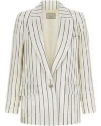 Peserico - Pinstripe Twill Blazer - Lyst
