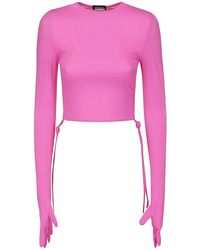 Vetements - Cropped Styling Top - Lyst
