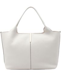 Tod's - Small-Medium Leather Shopping Bag - Lyst