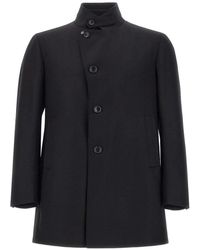 Tagliatore - Gordon Short Wool Coat - Lyst