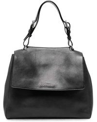 Orciani - Sveva Lagoon Midi Leather Shoulder Bag - Lyst