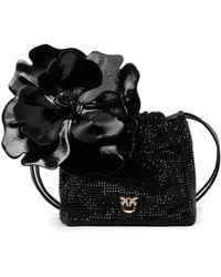 Pinko - Borsa A Secchiello A Tracolla Con Strass - Lyst