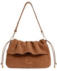 Coccinelle - Handbag Suede Le/Smooth Le Cognac/Cognac - Lyst