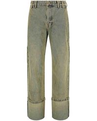 Entire studios - Cuff Surface Wave Jeans - Lyst