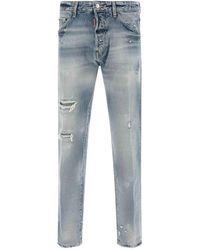 DSquared² - Teddy Cotton Jeans - Lyst