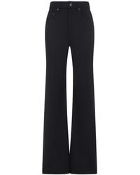 Balenciaga - Straight Wool Pants - Lyst