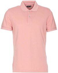 Tom Ford - Pink Polo Regular Collar Al Buttons - Lyst