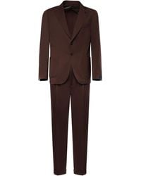 Santaniello - Single-Breasted Wool Suit - Lyst