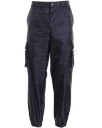 Moschino - Loose Fit Zip Button Pants - Lyst