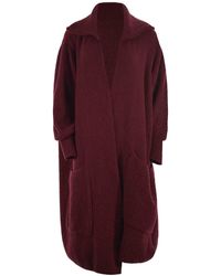 SOLOTRE - Wool Cardigan - Lyst