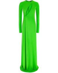 Tom Ford - Long Sleeve Slash Front Evening Dress - Lyst