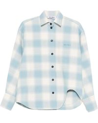 The Attico - Light Cotton Wool Polyamide Shirt - Lyst