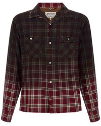 Maison Margiela - Check Shirt With Gradient Effect - Lyst