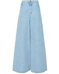 Max Mara - Wide Denim Jeans - Lyst