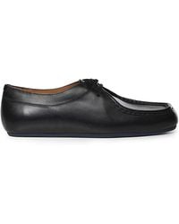 Jil Sander - Hooded Leather Lace-Up Shoes - Lyst