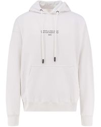 Off-White c/o Virgil Abloh - Cotton Sweatshirt With Front Logo Print - Lyst