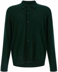 Roberto Collina - Merino Wool Cardigan - Lyst