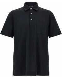 ZEGNA - Polo Shirt With Pocket - Lyst