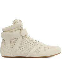Isabel Marant - Senny High Suede Sneakers - Lyst