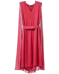 KARL LAGERFELD - Midi Ceremony Cape Dress - Lyst