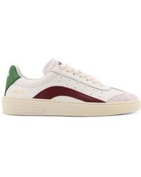 DSquared² - Low-Top Leather Sneakers Riders - Lyst