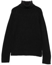 Base London - Wool Turtle-Neck Jumper - Lyst