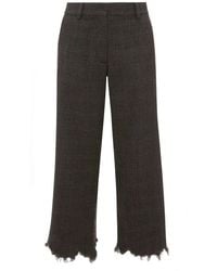 JW Anderson - Istressed-Effect Straight-Leg Trousers - Lyst