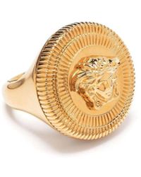 Versace - Tone Medusa biggie Ring - Lyst