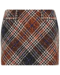 Missoni - Tweed Mini Skirt - Lyst