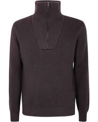 FILIPPO DE LAURENTIIS - Half Zip Sweater - Lyst
