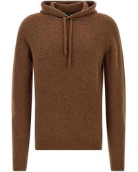 Roberto Collina - Hooded Sweater - Lyst