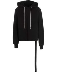 Rick Owens - Asymmetrical Stitching Hoodie - Lyst