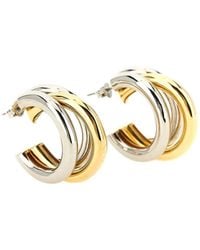 Rabanne - Triple Hoop Earrings - Lyst